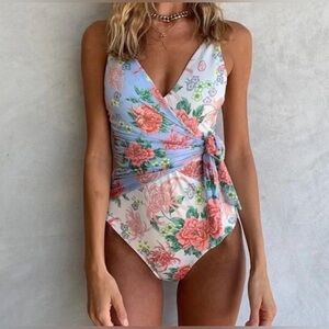 We Are HAH Wrap It Up One Piece Swimsuit, Size XS (v)